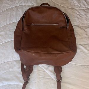 Express Faux Leather Backpack
